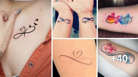 tatuajes de infinito|42 ideas hermosas de Tatuajes infinito con nombres y。